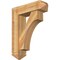 Ekena Millwork Westlake Arts and Crafts Rough Sawn Bracket w/ Offset Brace, Western Red Cedar, 8"W x 28"D x 36"H BKT0806X28X36WTL03RWR - alternate 1